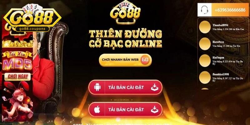 Link Go88 chuẩn xác nhất thị trường