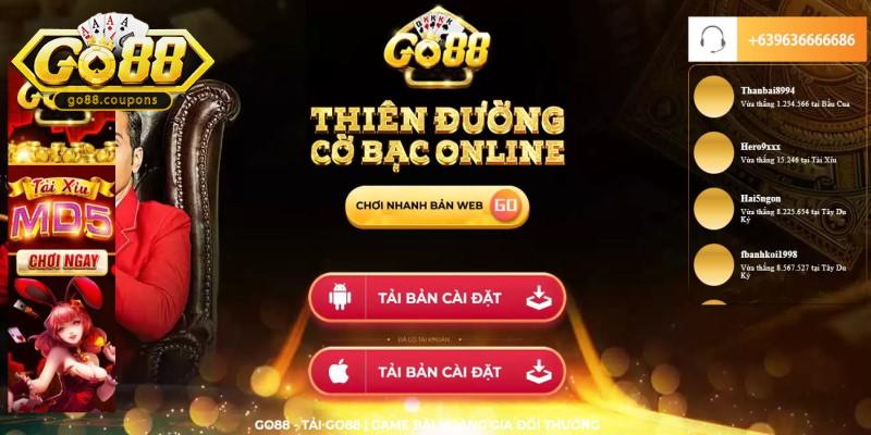 Làm sao để tham gia Go88 ban web?