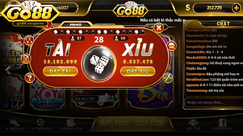 Tài xỉu go88